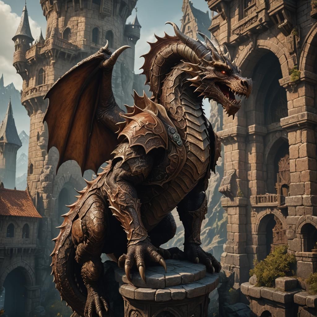 Dragonborn Watchtower: Detailed Matte Painting in Unreal Eng...