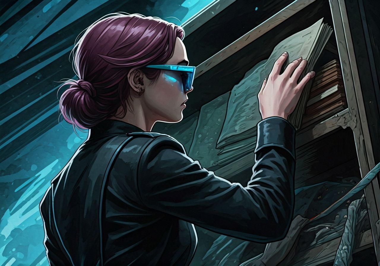 Maisie Williams as Ashildr in Futuristic Library