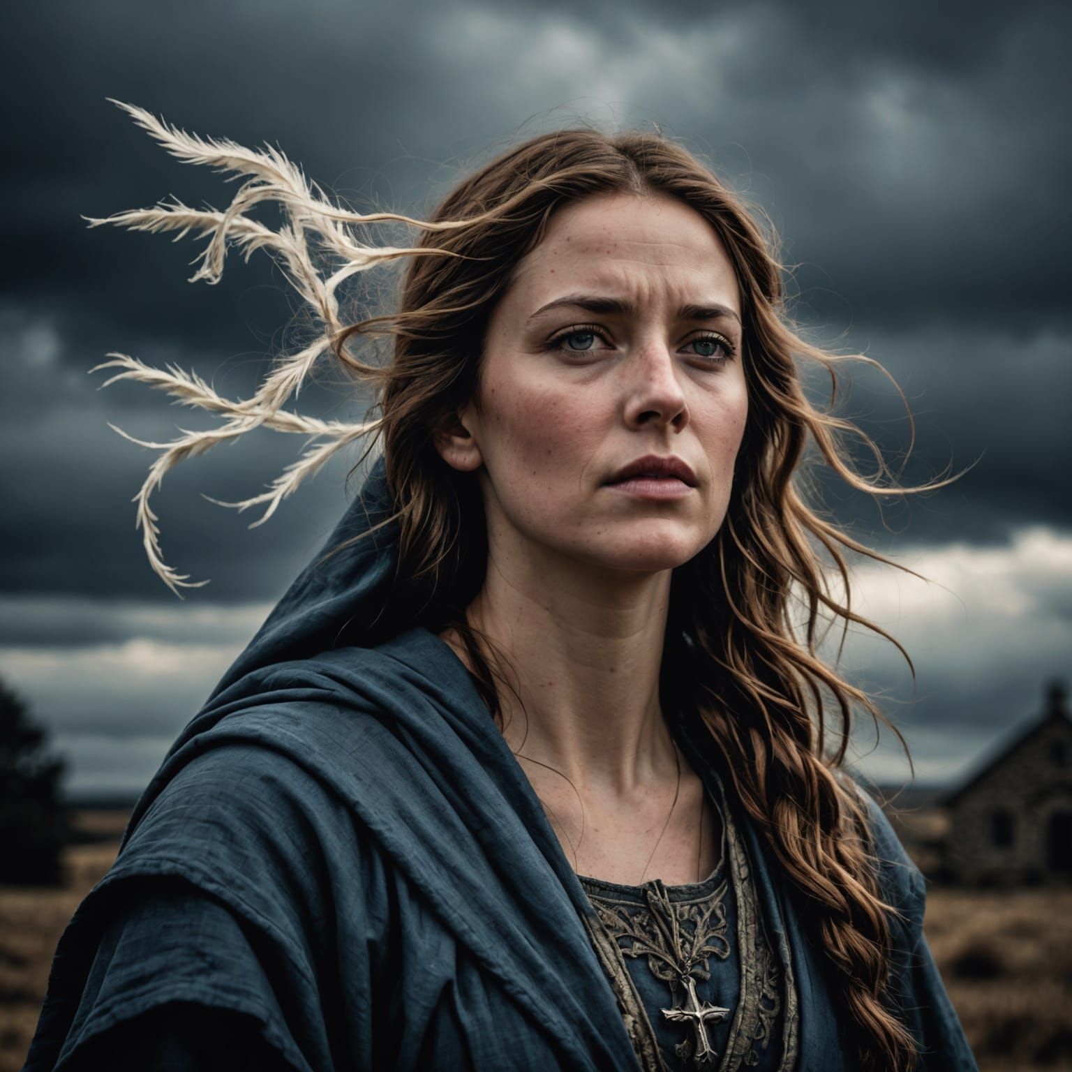 Hyperrealistic Wind Cries 'Mary' in Cinematic Style