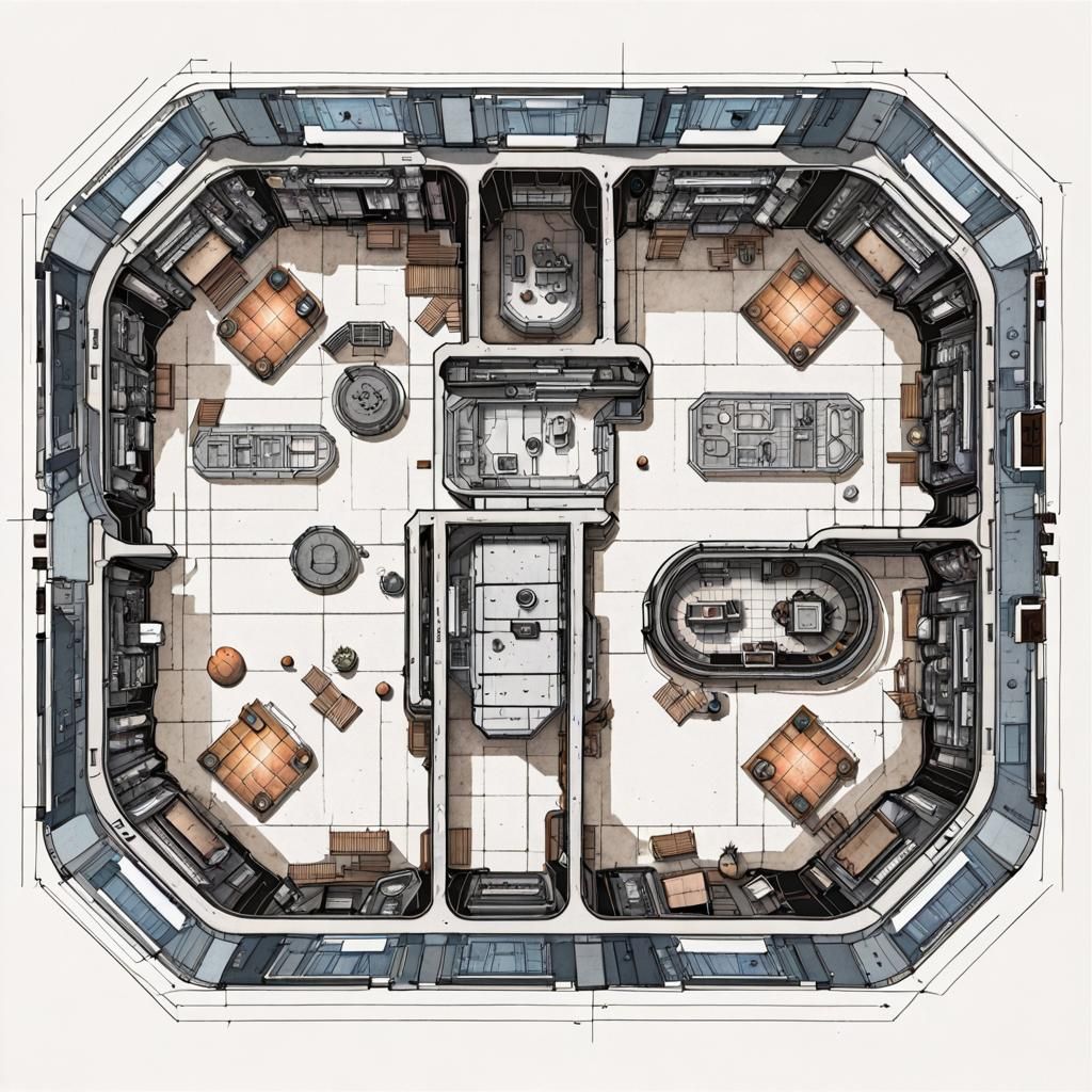Space Station - Mess Hall
