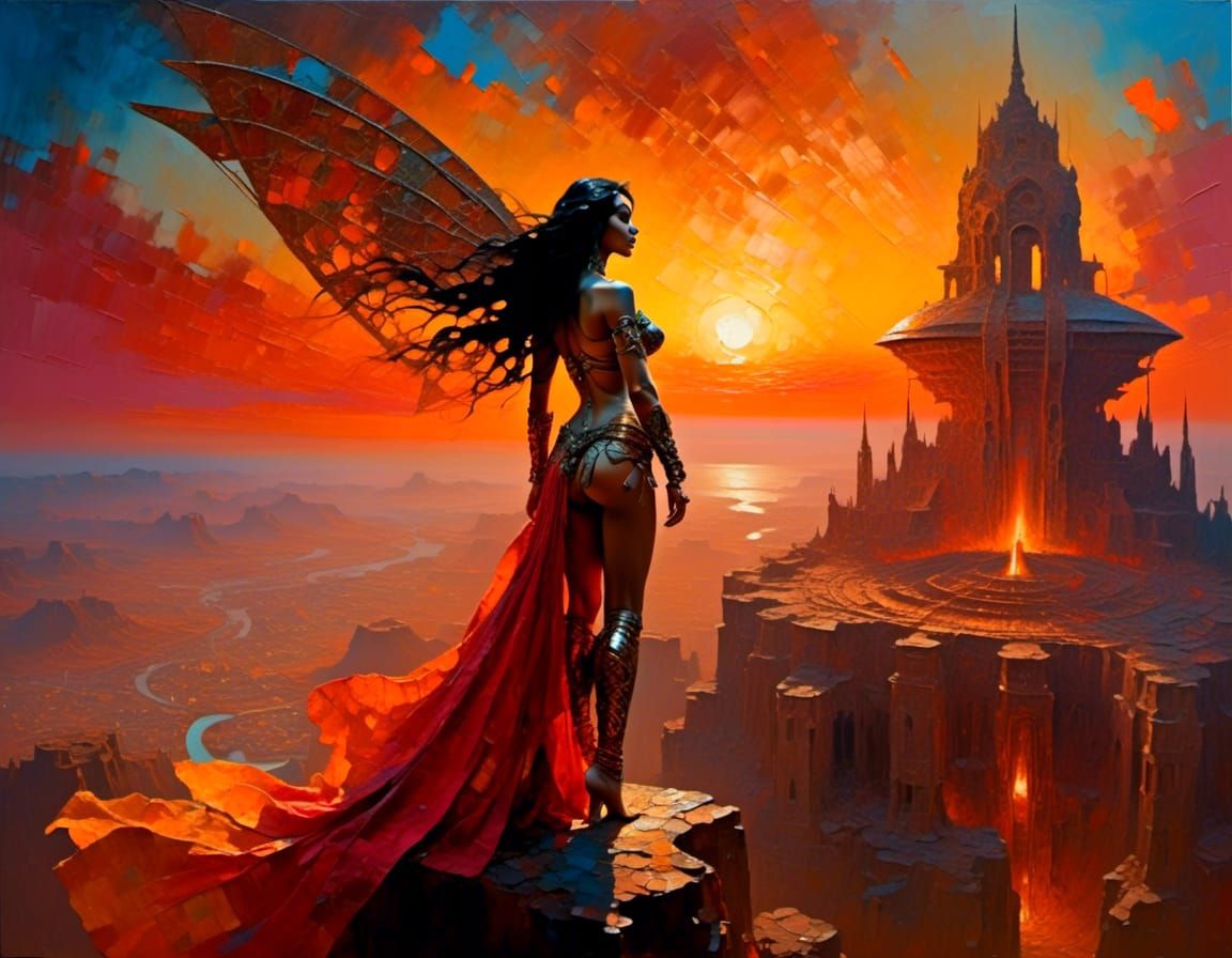 The Women of Frazetta - The Incomparable Dejah Thoris - Suns...