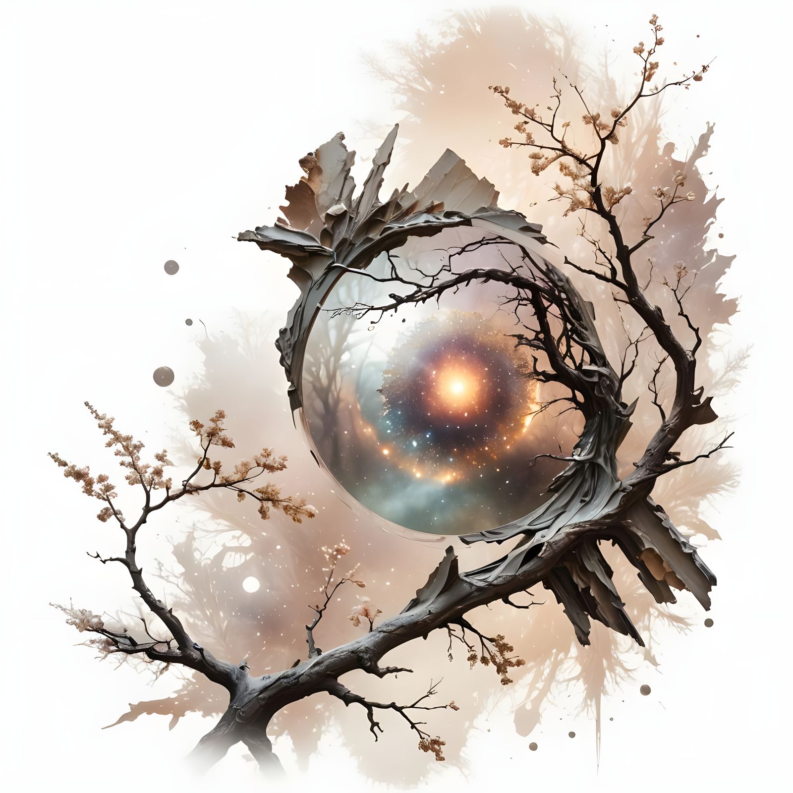 Cosmic Portal in Dreamy Soft Focus