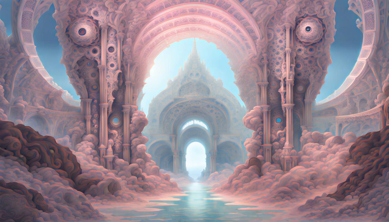 Hi-Tech Past: Ancient Technology in Pastel Colors