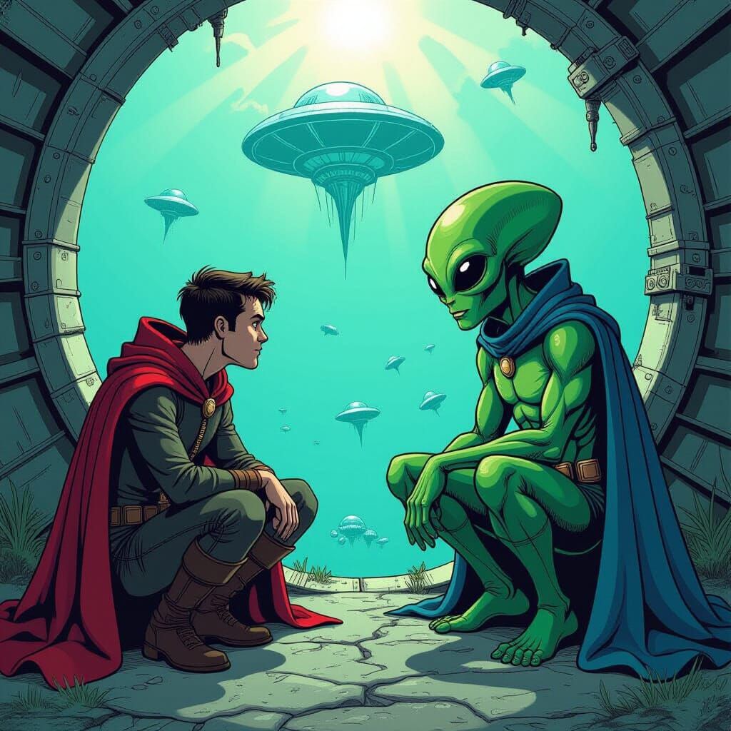 Comic Book Art: Bigotry Towards Aliens