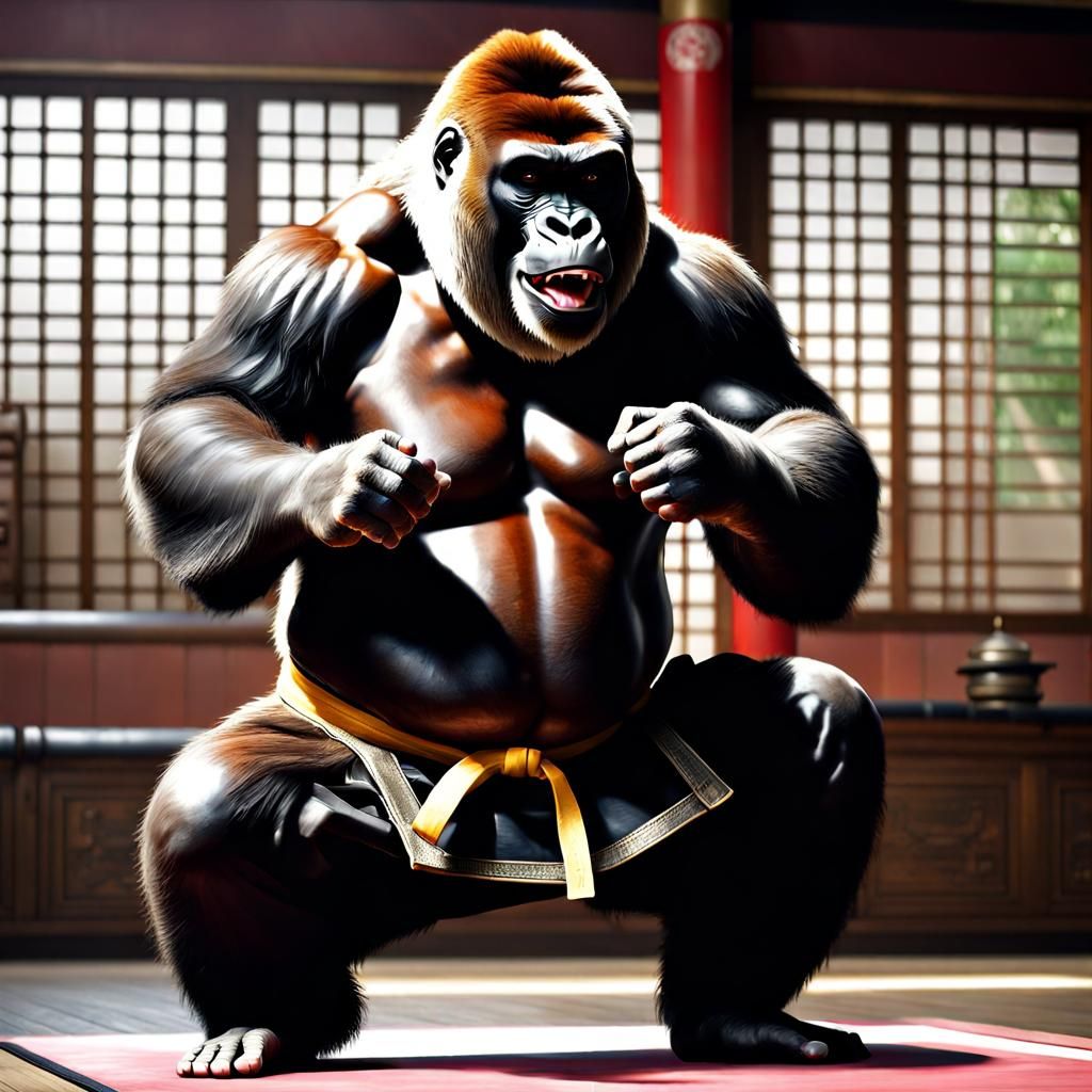 Kung fu gorilla