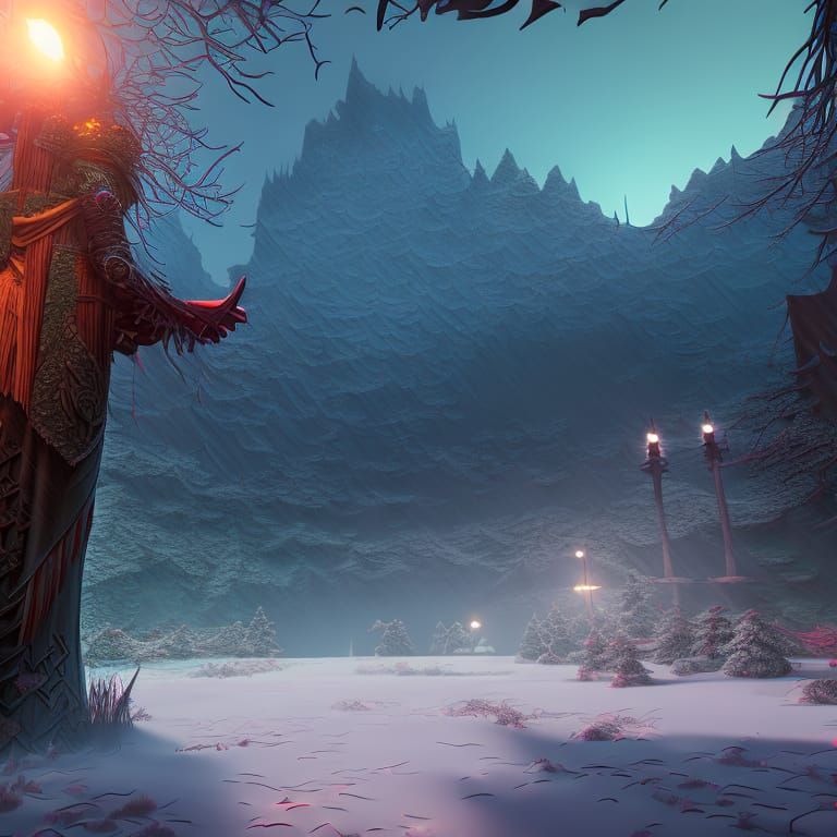 Winter Solstice: Dark Fantasy Concept Art