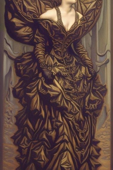 Shoggoth Corset: A Science Fantasy Portrait