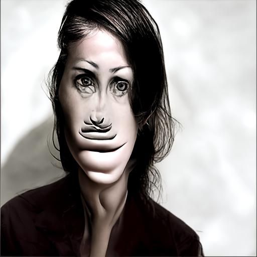Uncanny face surrealism