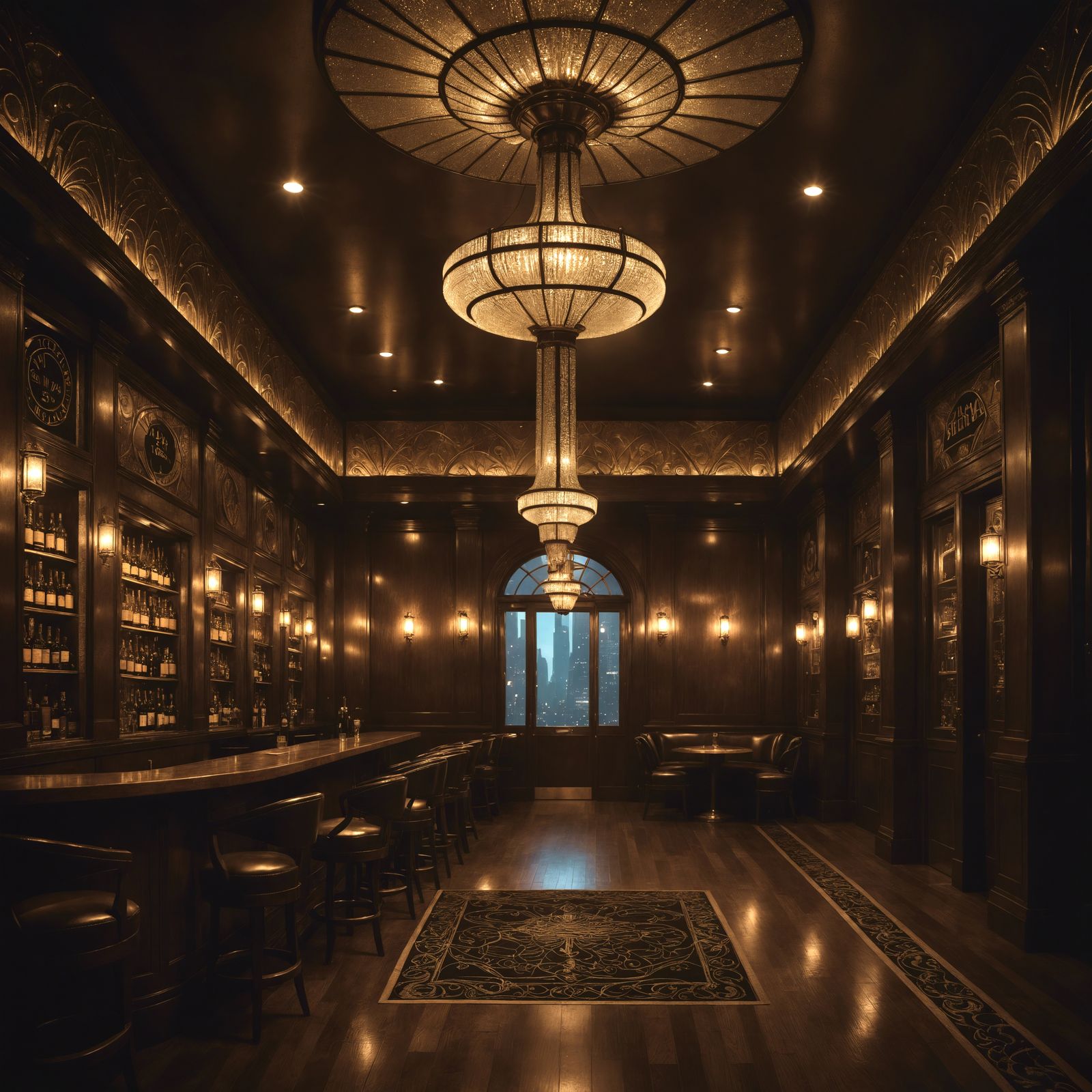 Art Deco Album cover "2142" SpeakEasy.