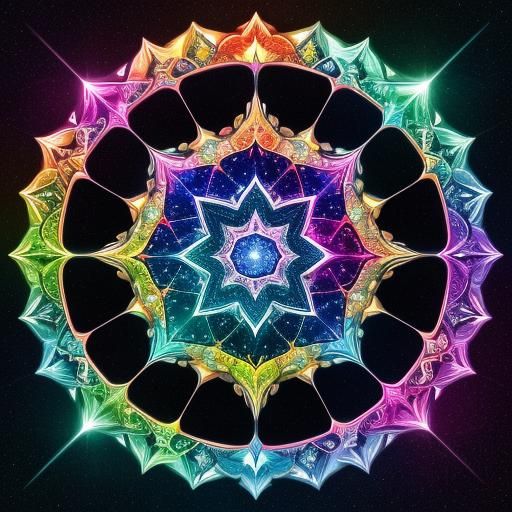 Dragon in Jewel Box: Astral Illustration