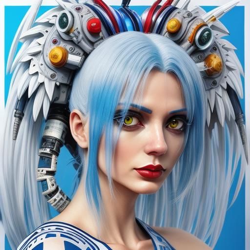 Surreal Glamour: A Photorealistic Psychedelic Masterpiece