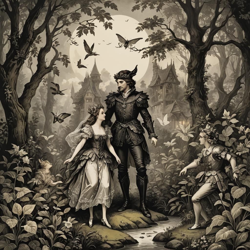 AI Interpretation of A Midsummer Night's Dream