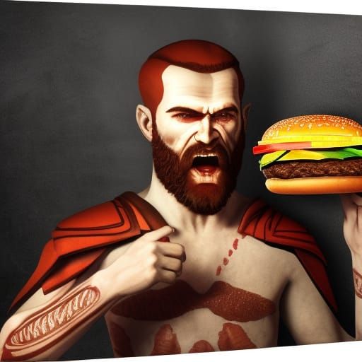 Atreus God of War Burger Portrait