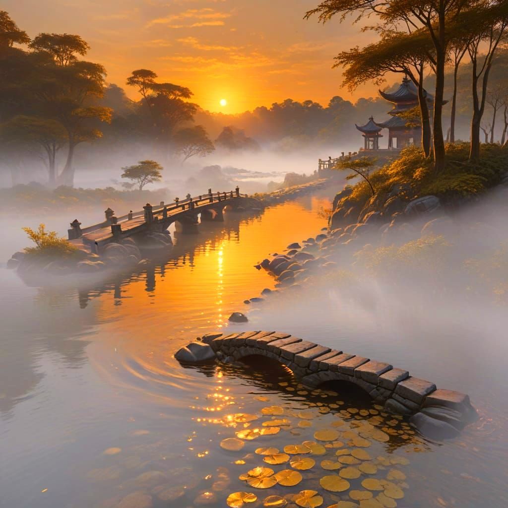 Golden Kiss.... Sun and Snow