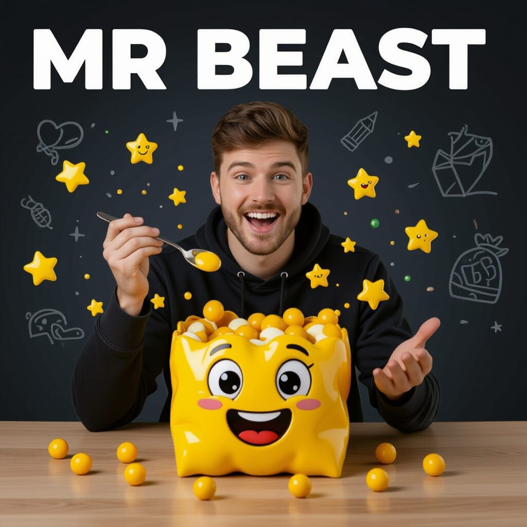 MrBeast Posing for a Photo