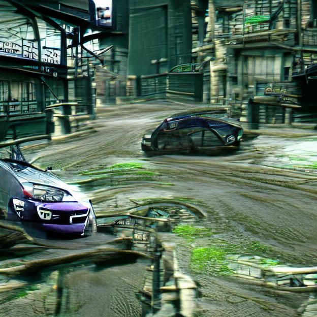 Arkham City Inspired Subaru Impreza Render