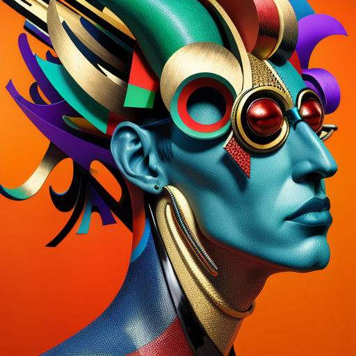 Vibrant Fractal Tapestry with Intricate Details