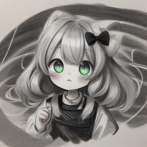 Anime Boy Portrait with Sparkling Eyes