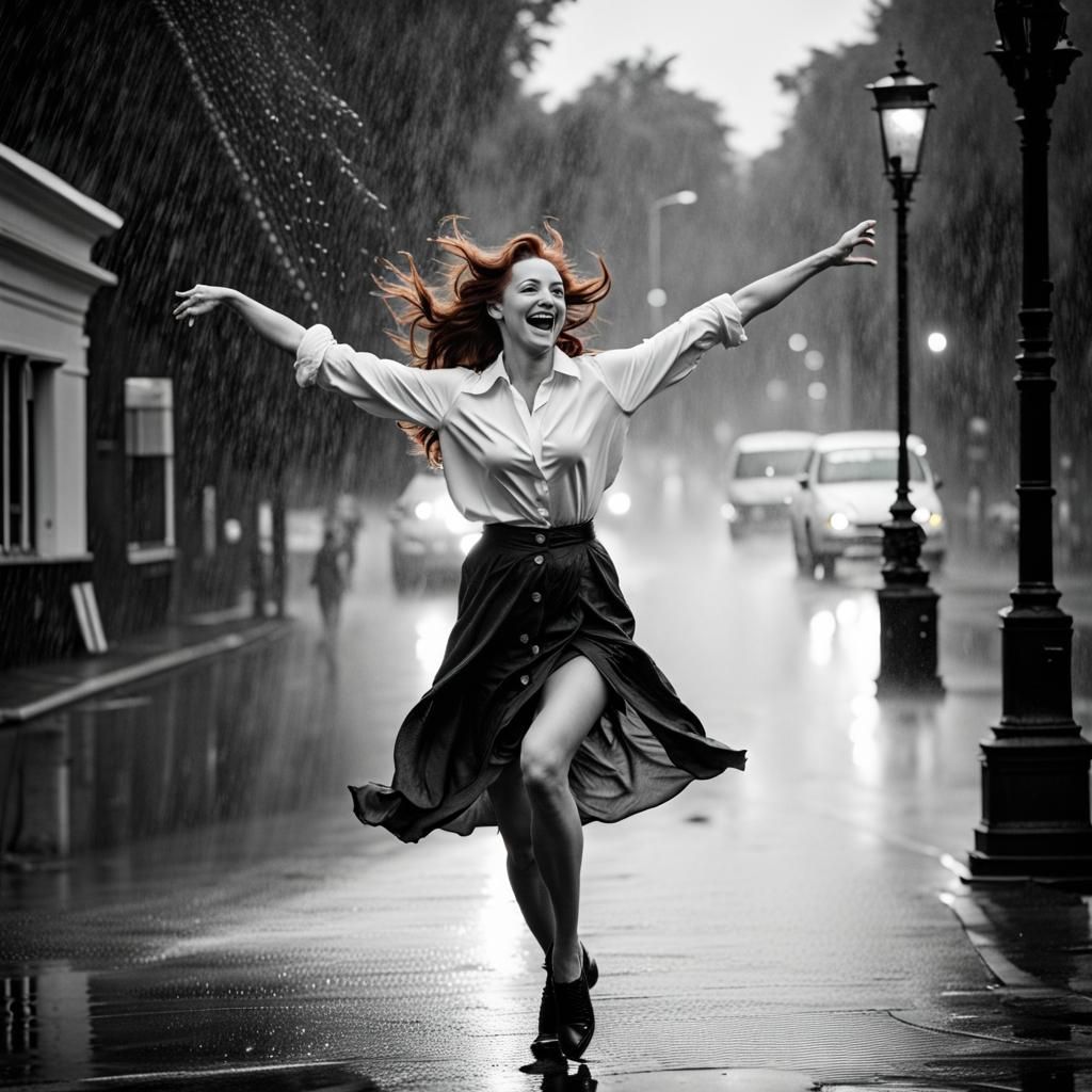 Dancing in the rain