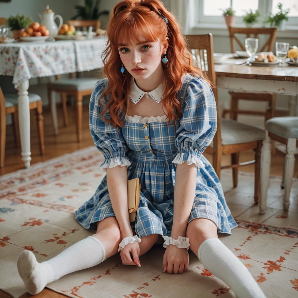 Youth in Babydoll Dress: Pastel Pop Editorial
