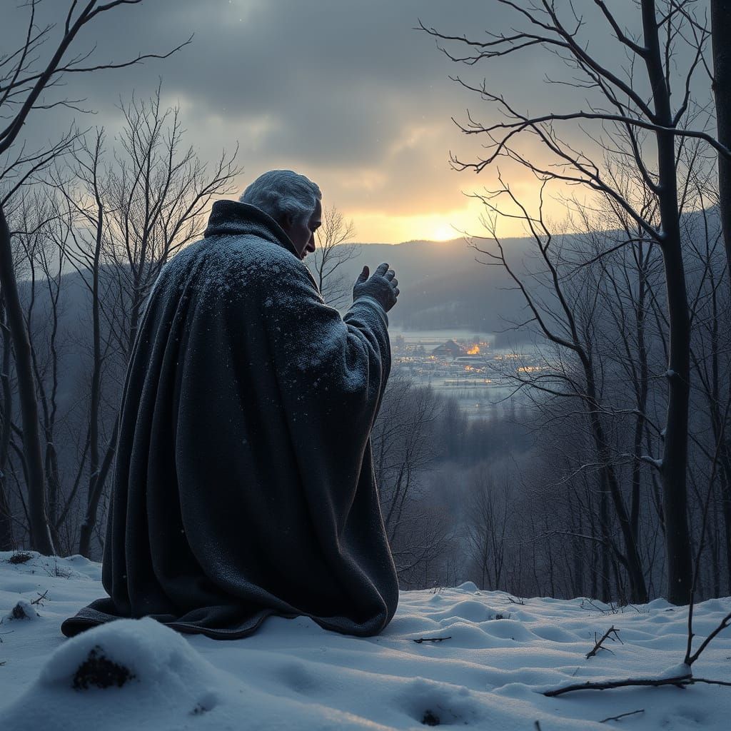 George Washington in Prayer at Valley Forge