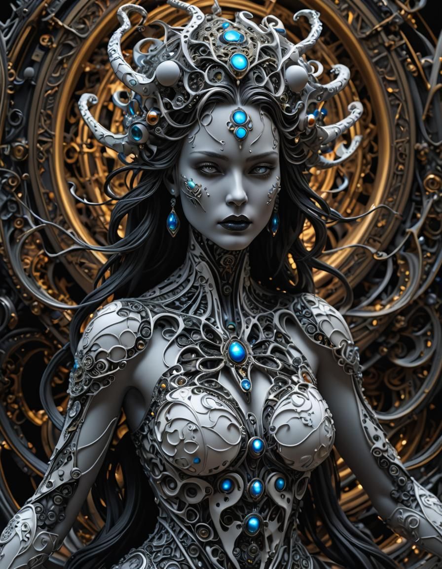 Sculpture Of A Dangerous Beauty