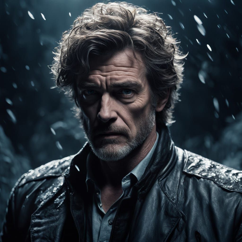 Commanding Rockstar with Unbridled Intensity, Inspired by Ci...