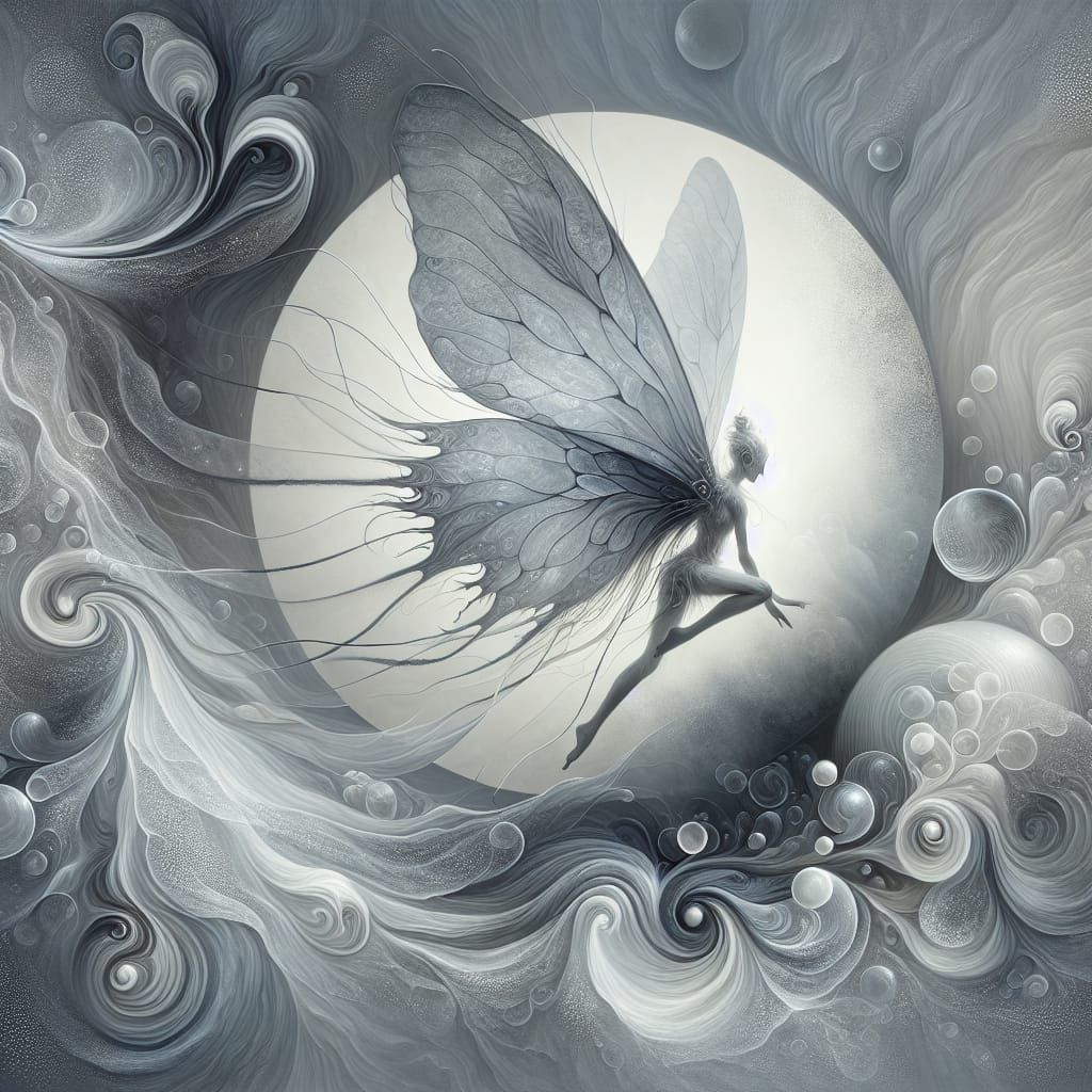 Ethereal Fairy in Silver Palette