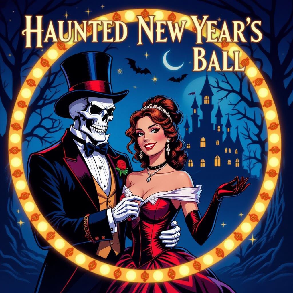 Haunted New Year's Ball Celebration