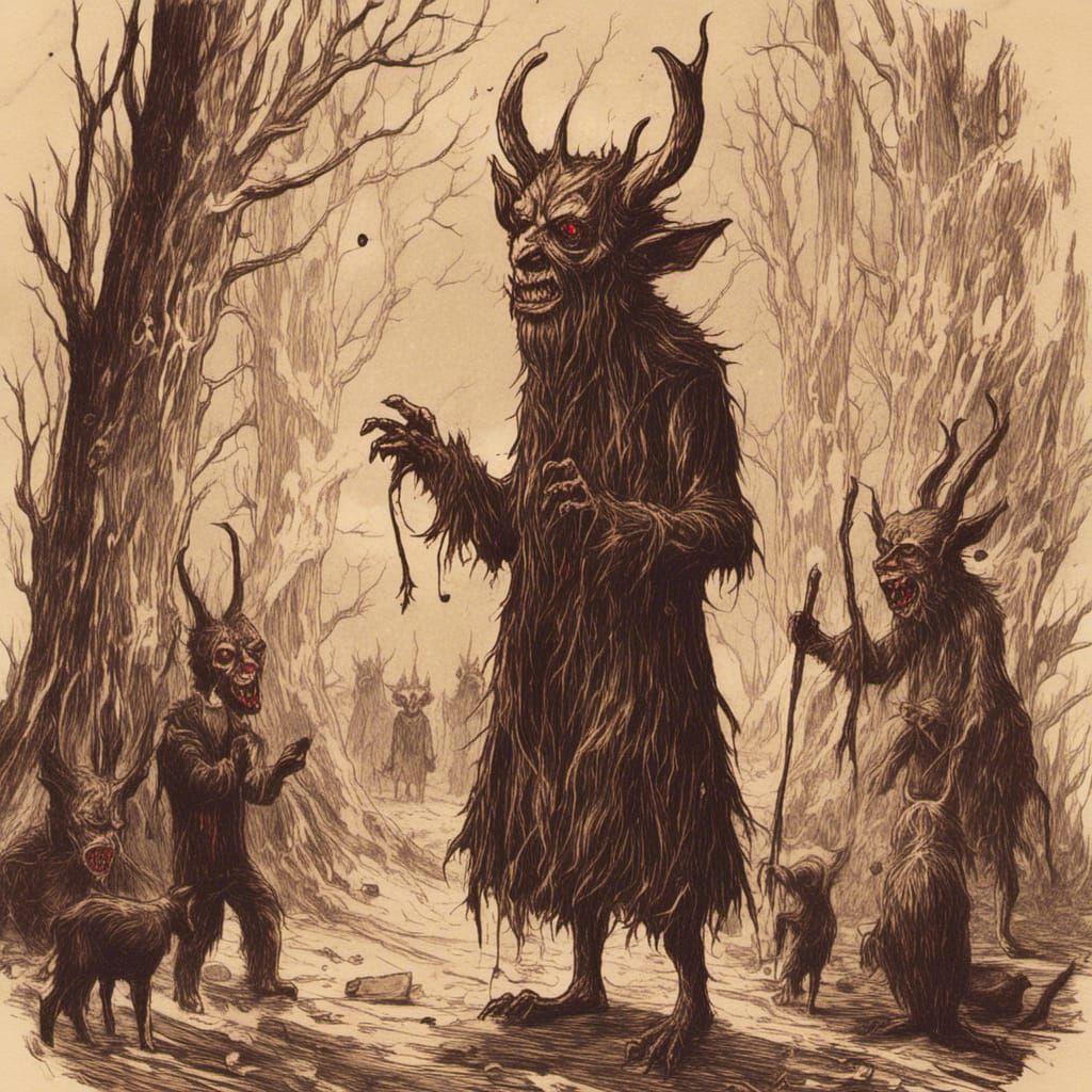 Krampus's Heartwarming Holiday: Acts of Kindness