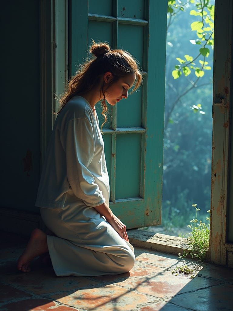 Hiding in Elastic Reality: A Surreal Digital Art Piece