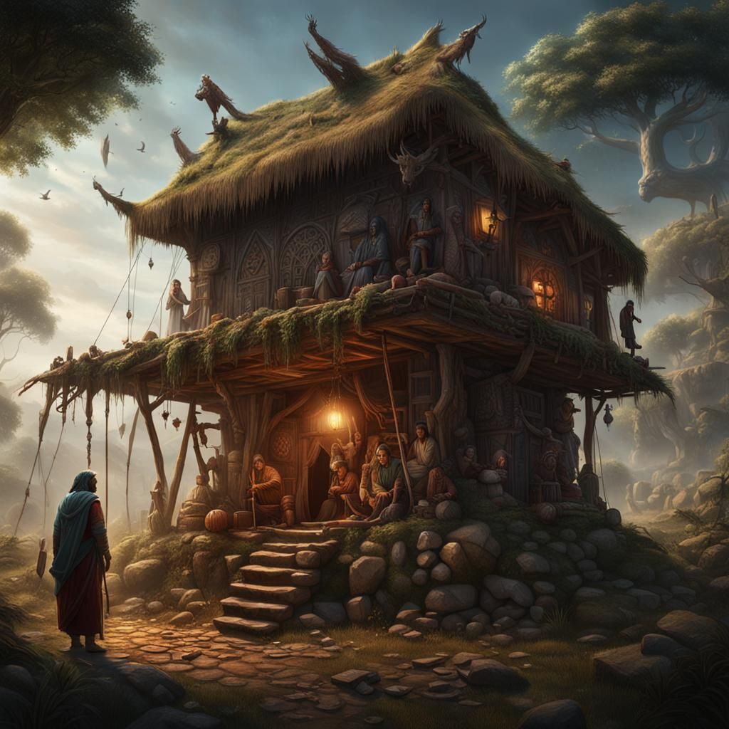 Neolithic Farmers and Baba Yaga in Ancient India