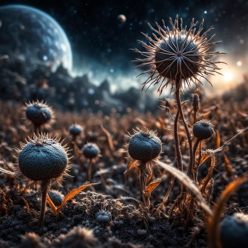 Cosmic Seeds of War: A Hyperrealistic Fantasy