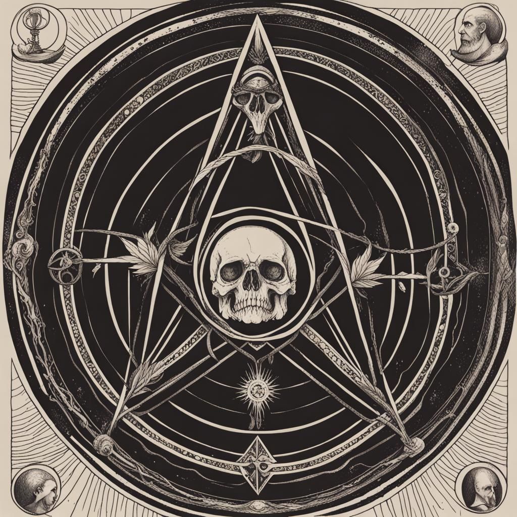 Mysterious Occult Image Generated by AI
