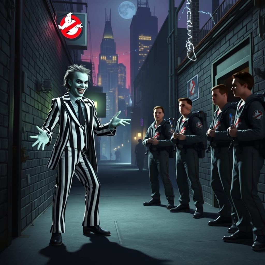 Spectral Smackdown in a Haunted Alleyway