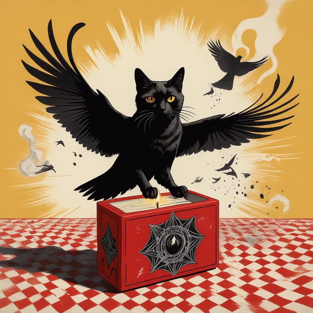 Whimsical Chaos in a Whirlwind, Fuzzy Feline Magic