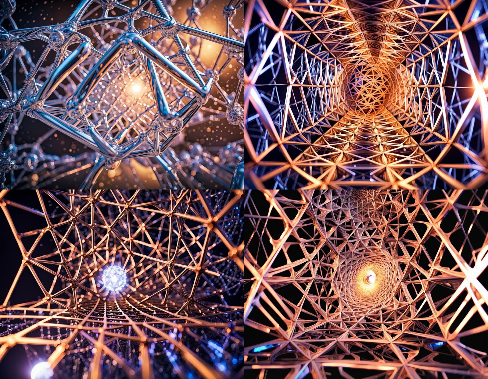 Abstract Higher Dimensional Reality Concept Art