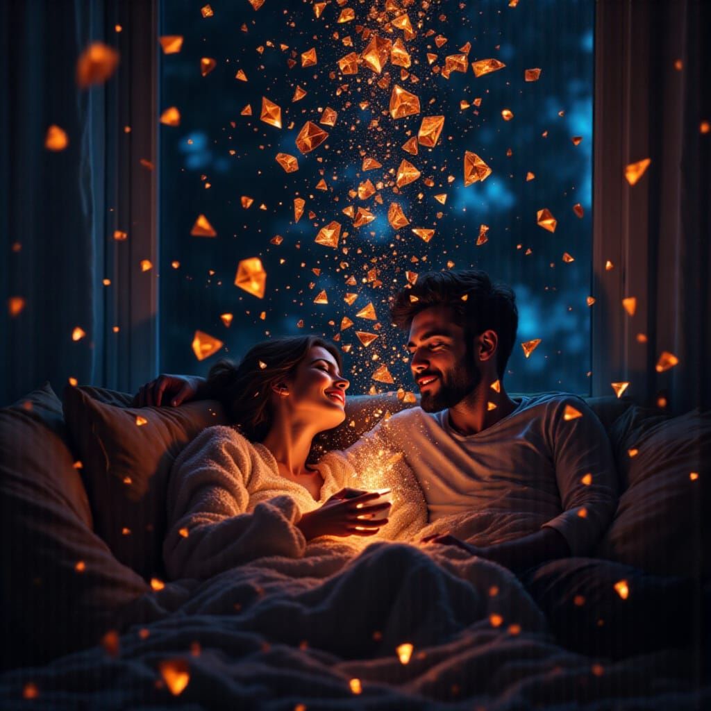 Crystalline Evening: Husband, Wife, and Tea