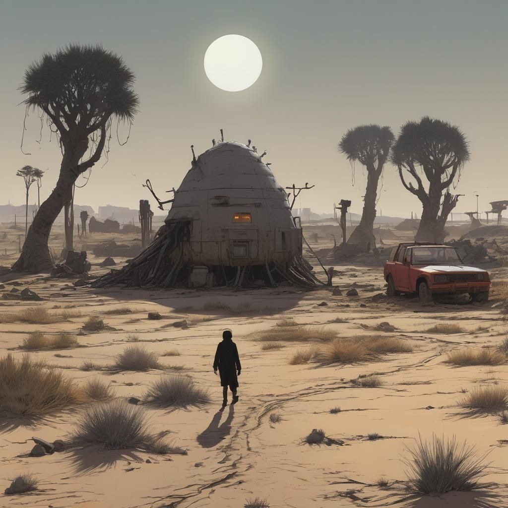 Kalahari Djinn, Inspired by Moebius