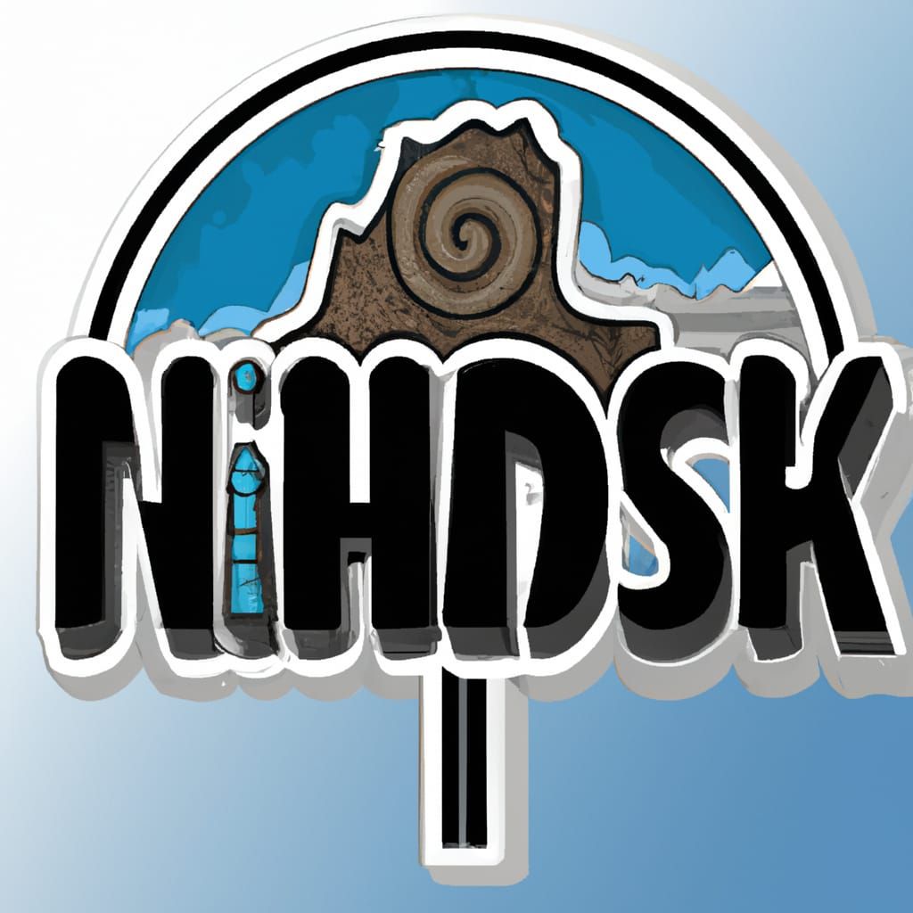 Fantasy Illustrator Logo in Nord Hinsink Style