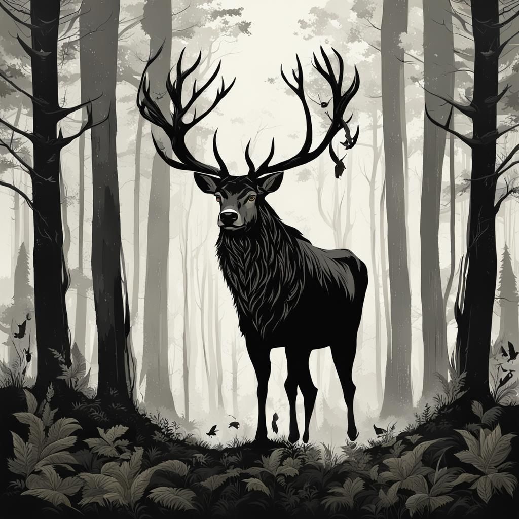 Enchanting Forest Spirit Portrait