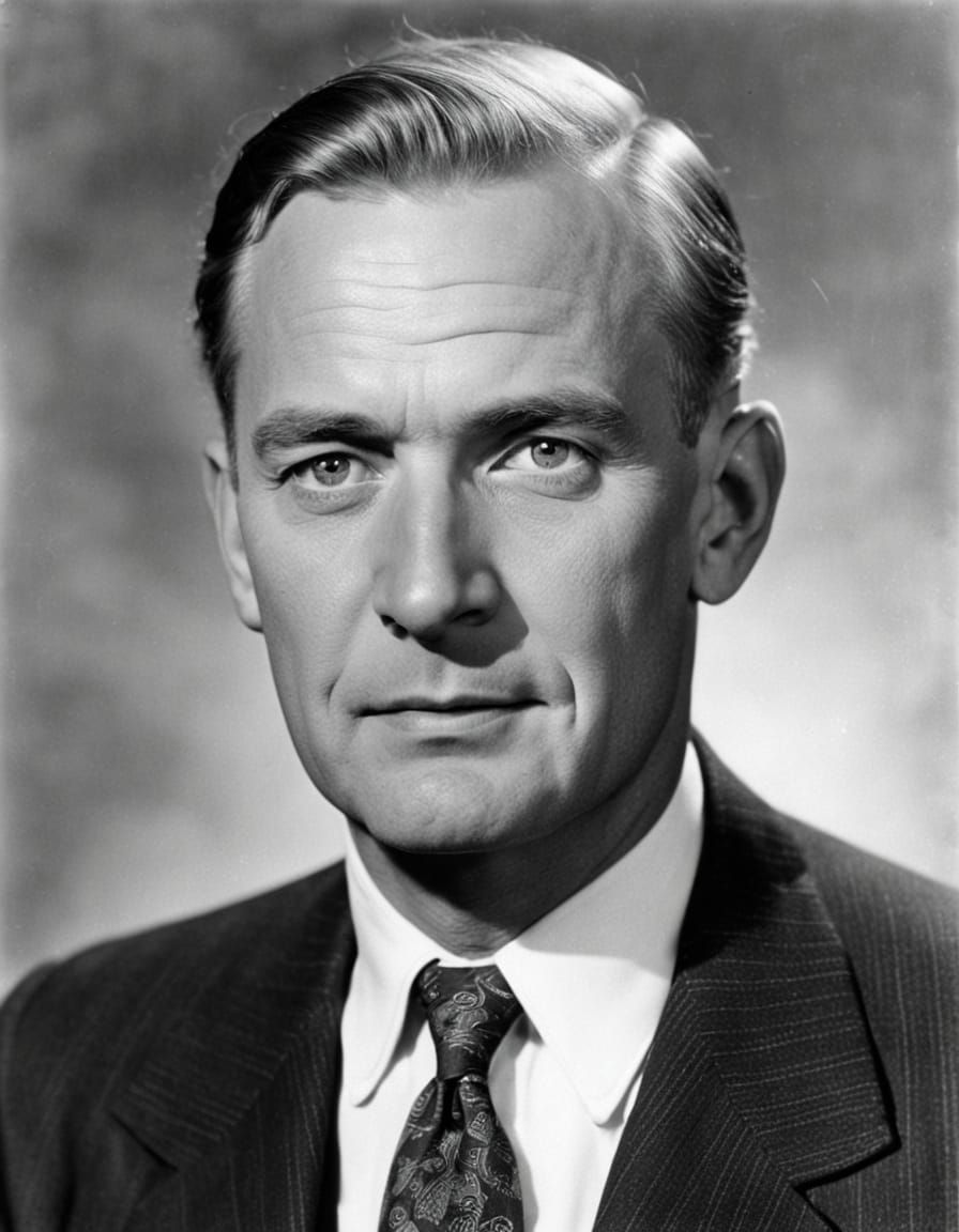 Dapper 1930s Gentleman in Suit