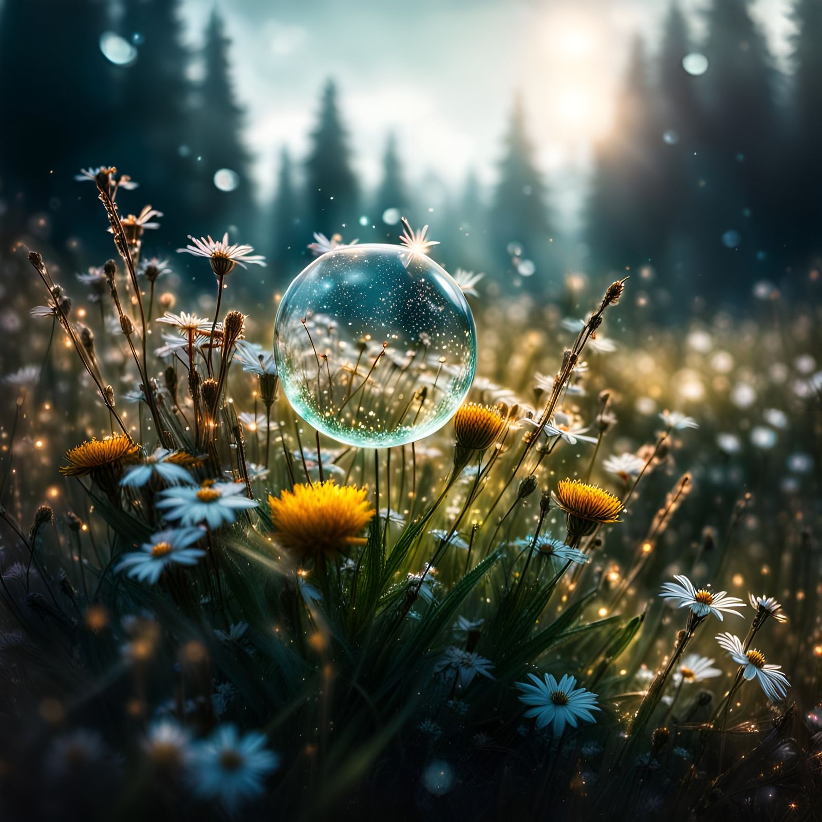 Magical Dewy Meadow with Pixie Dust