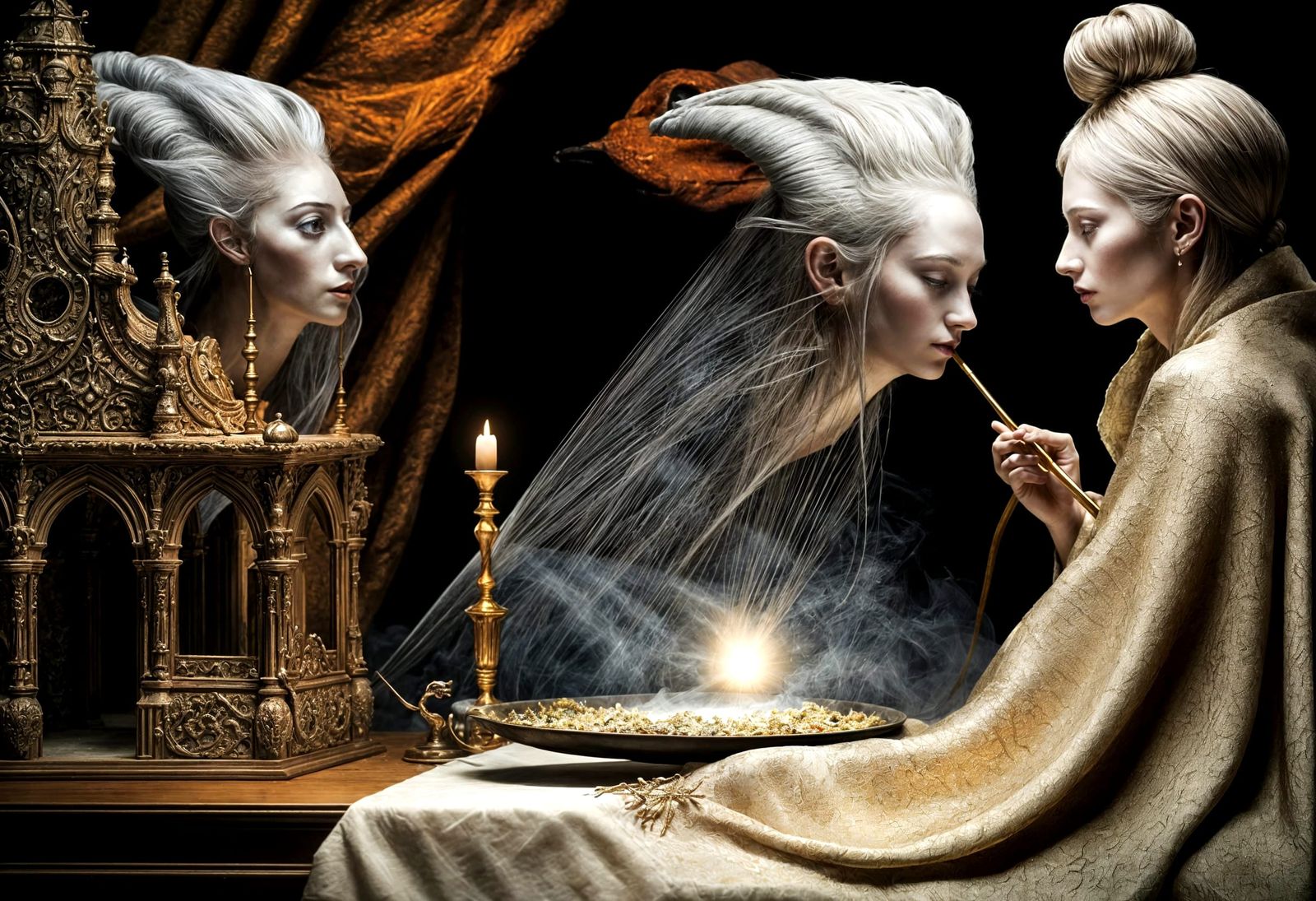 Magical Biological Prism in Surreal Photorealistic Style