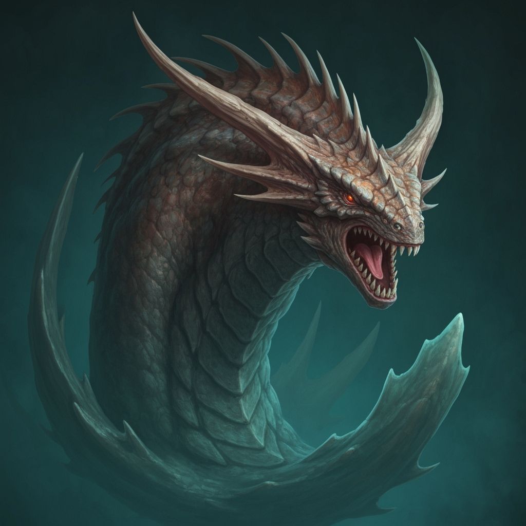 Giant Kraken Sea Monster Concept Art