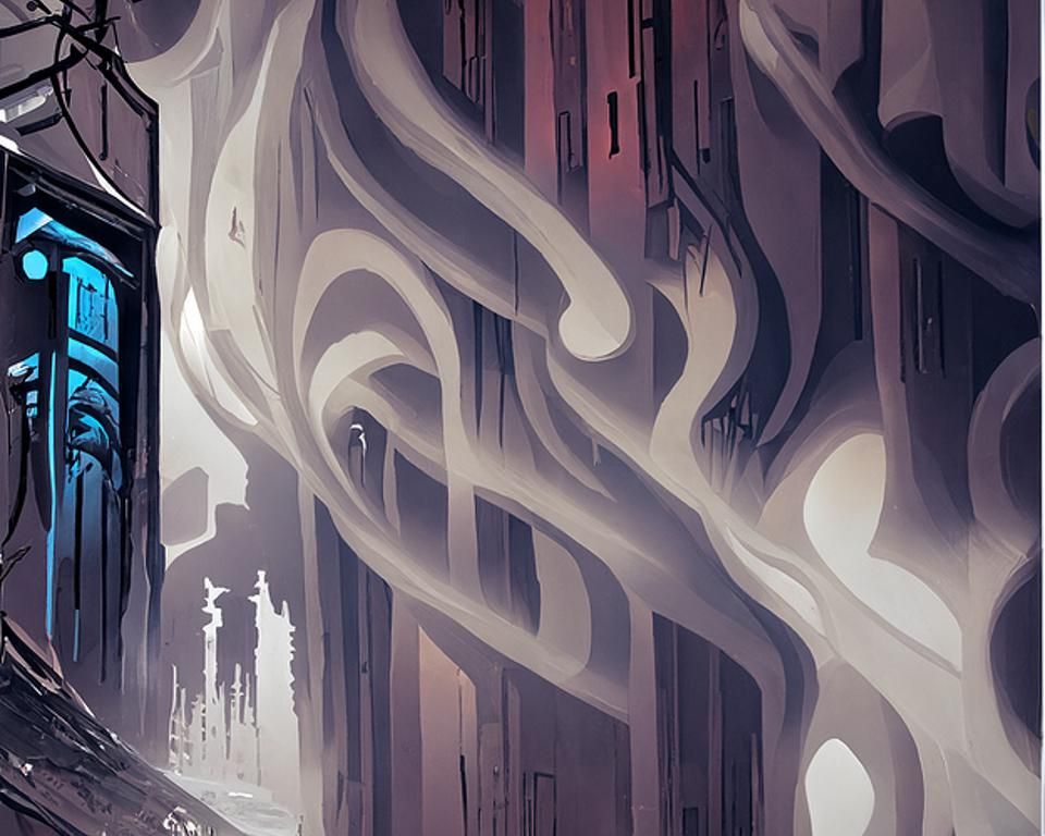 Animated Walls of Jericho: Digital Matte Art