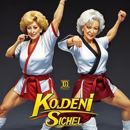 Golden Girls Run a Karate School