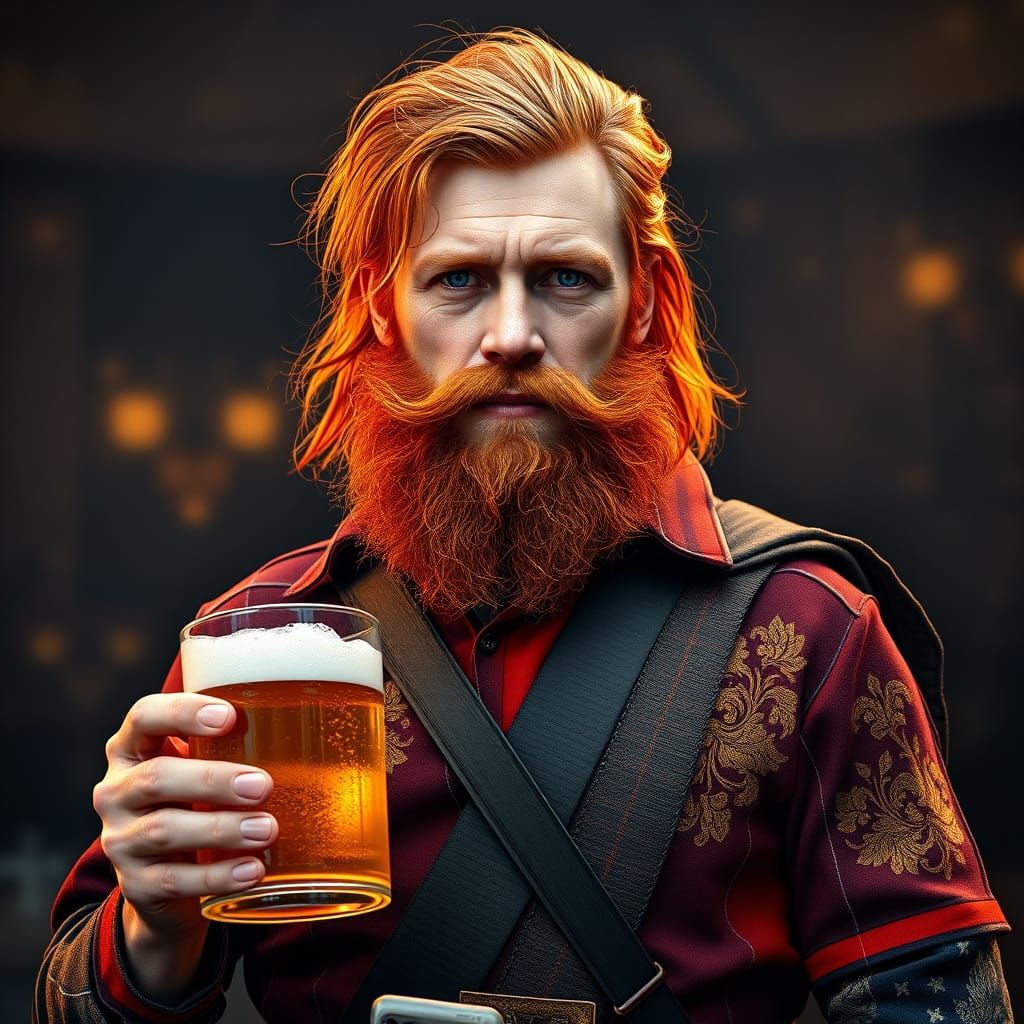 Dashing Scottish Gentleman in Traditional Regalia