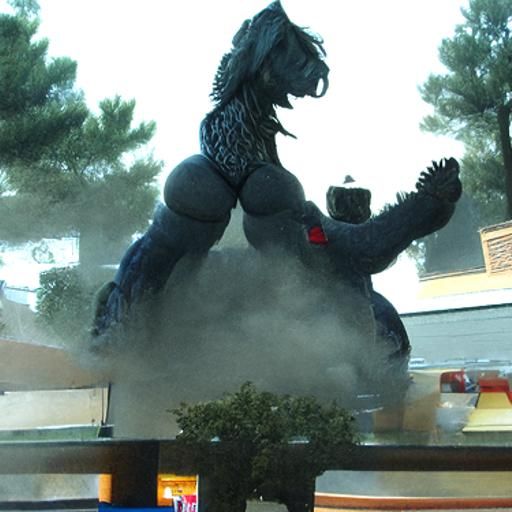 Godzilla's Breakfast Adventure at IHOP