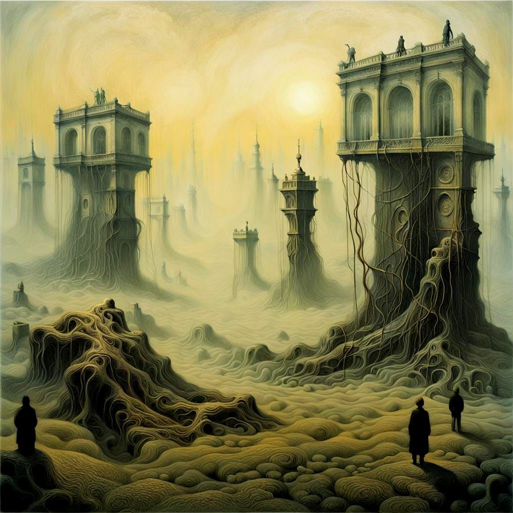 Surreal Landscape Evokes Dreamlike Visions